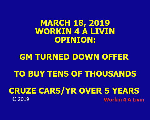 GM Stock n Bond Holders Take Notice