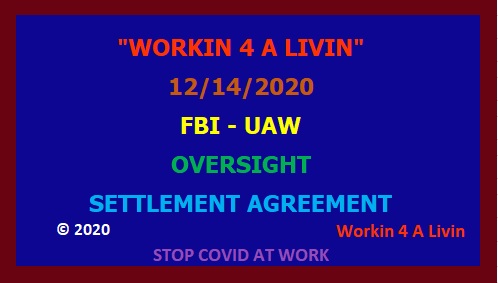 FBI - UAW Settlement Agreemen